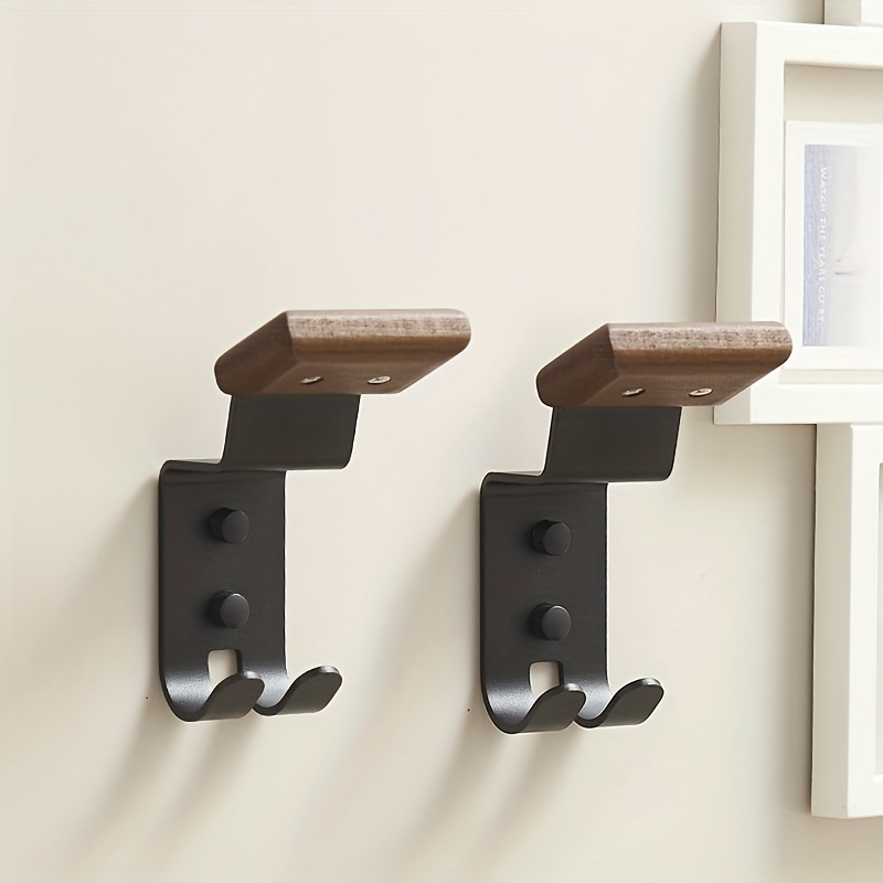 Cycling Gear Organizer Wall - Motorcycle Helmet Holder Solid Wood Strong