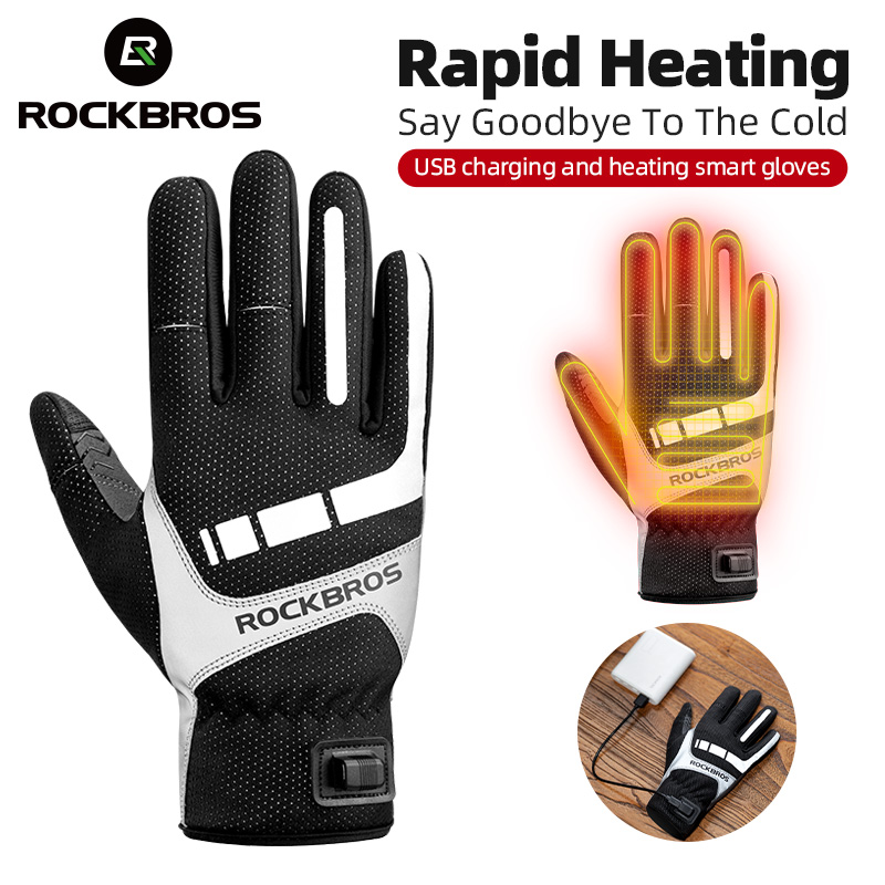 Cycling Glove - ROCKBROS Heated Winter Glove Cycling Gloves