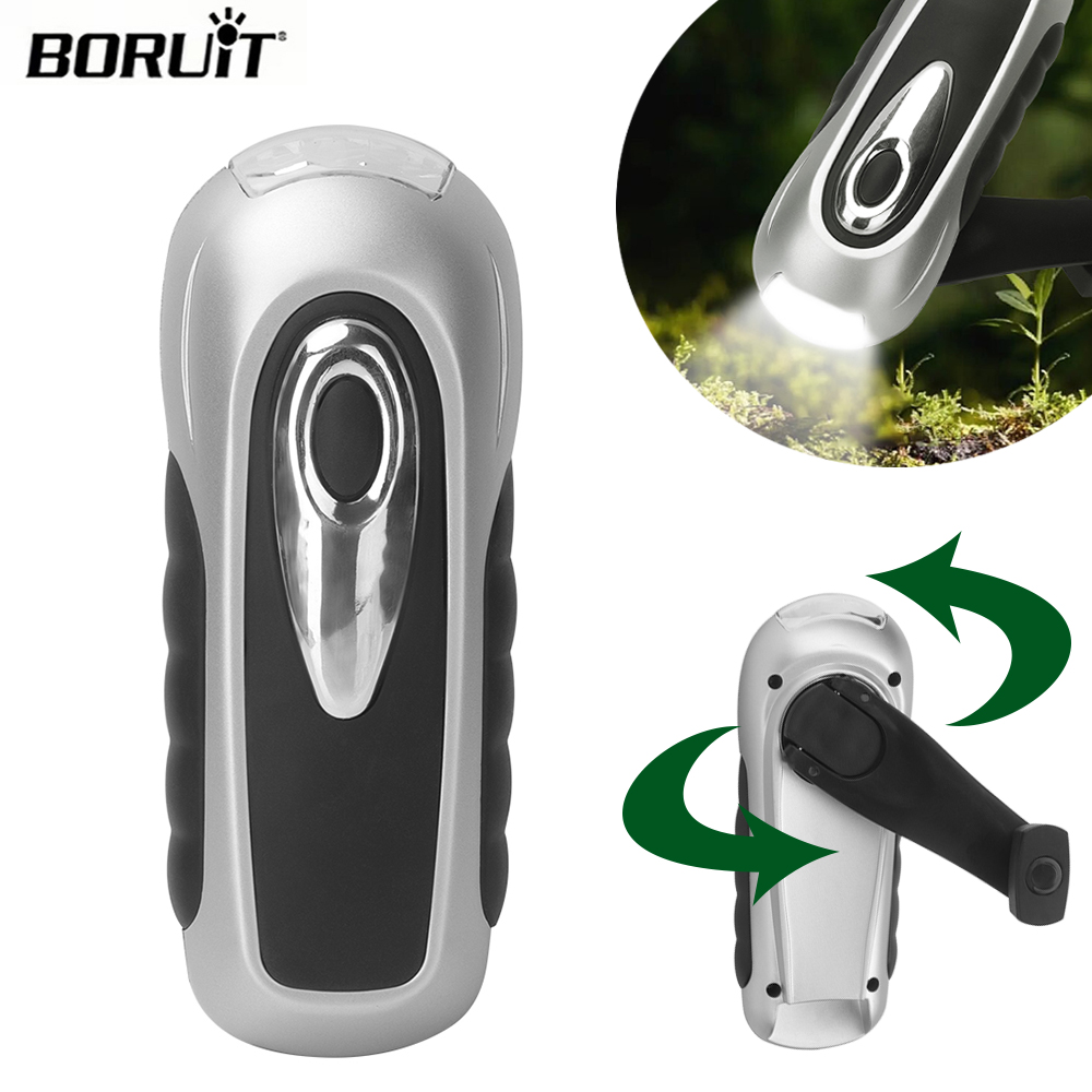 BORUIT LED Flashlight Hand Cra - Cycling Low Gear recension och pris