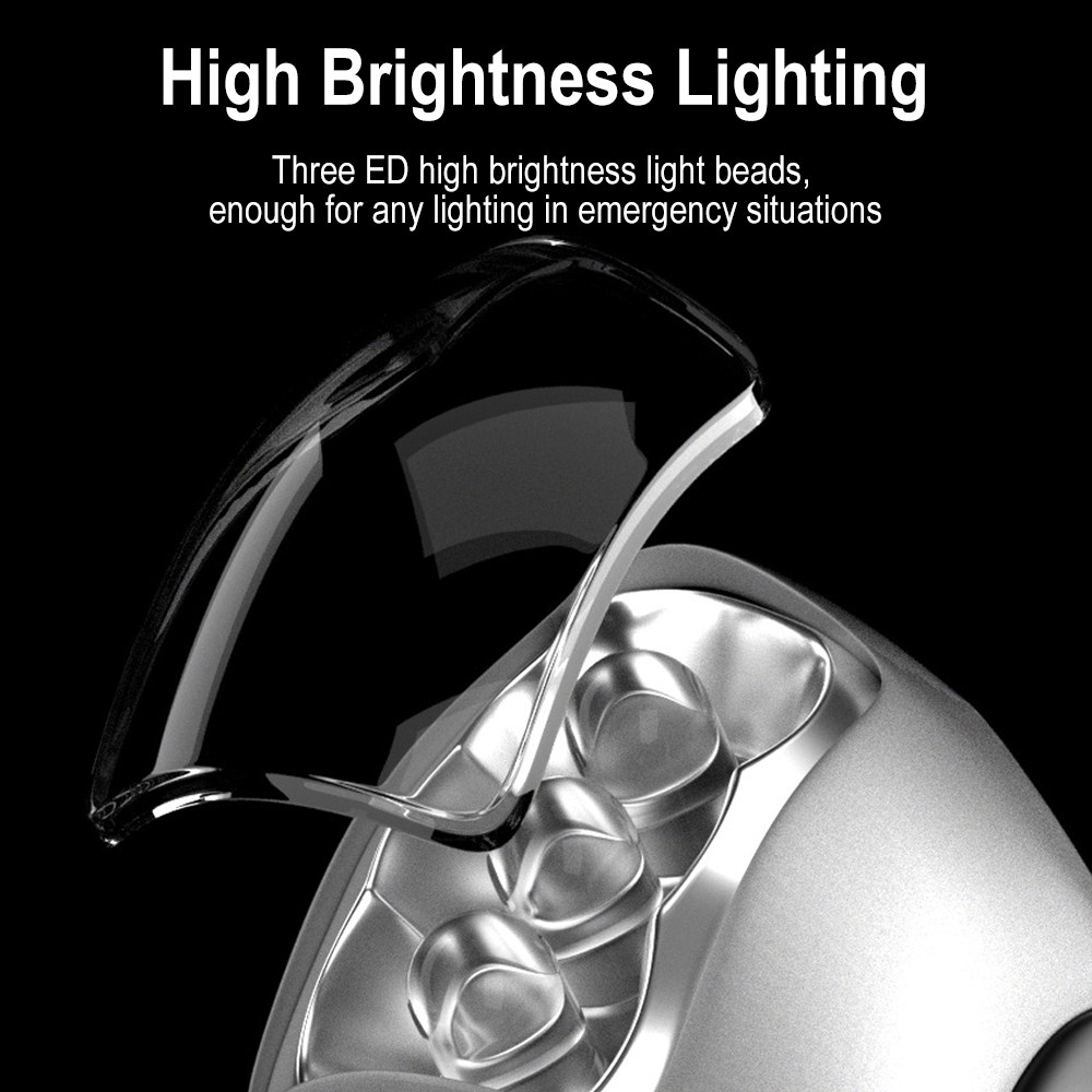 BORUIT LED Flashlight Hand Cra - Cycling Low Gear recension och pris