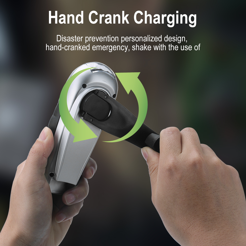 BORUIT LED Flashlight Hand Cra - Cycling Low Gear recension och pris