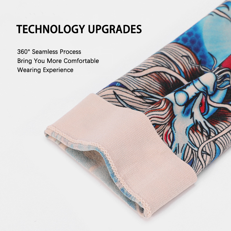 Summer Tattoo Sleeves Ice Silk - Cycling Arm Warmers recension och pris