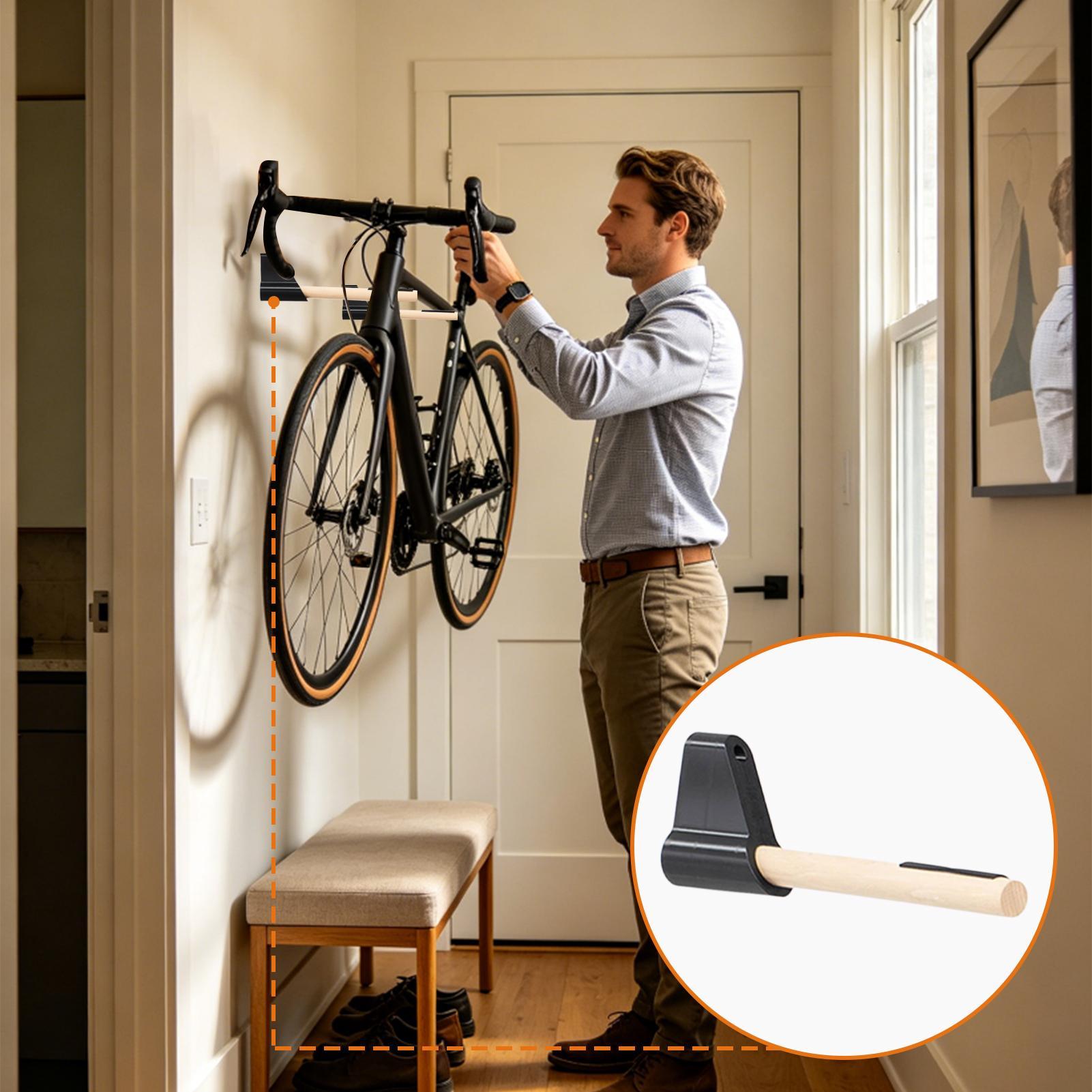 Bicycle Storage Hanger Bike Wa - Cycling Gear Organizer Wall recension och pris