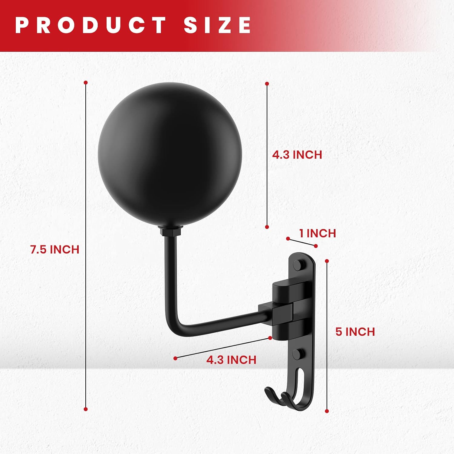 Helmet Hanger Wall Mount 180°  - Cycling Gear Organizer Wall recension och pris