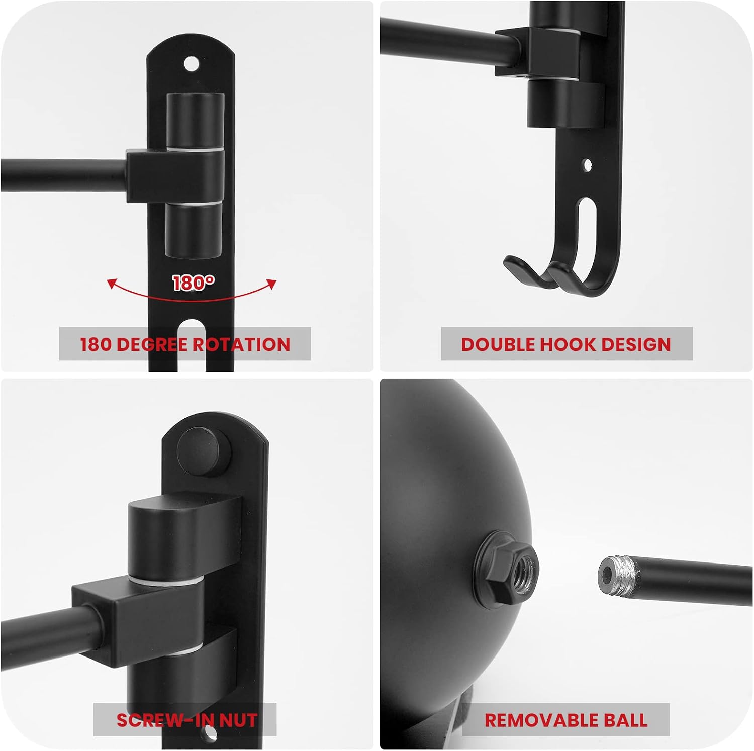 Helmet Hanger Wall Mount 180°  - Cycling Gear Organizer Wall recension och pris