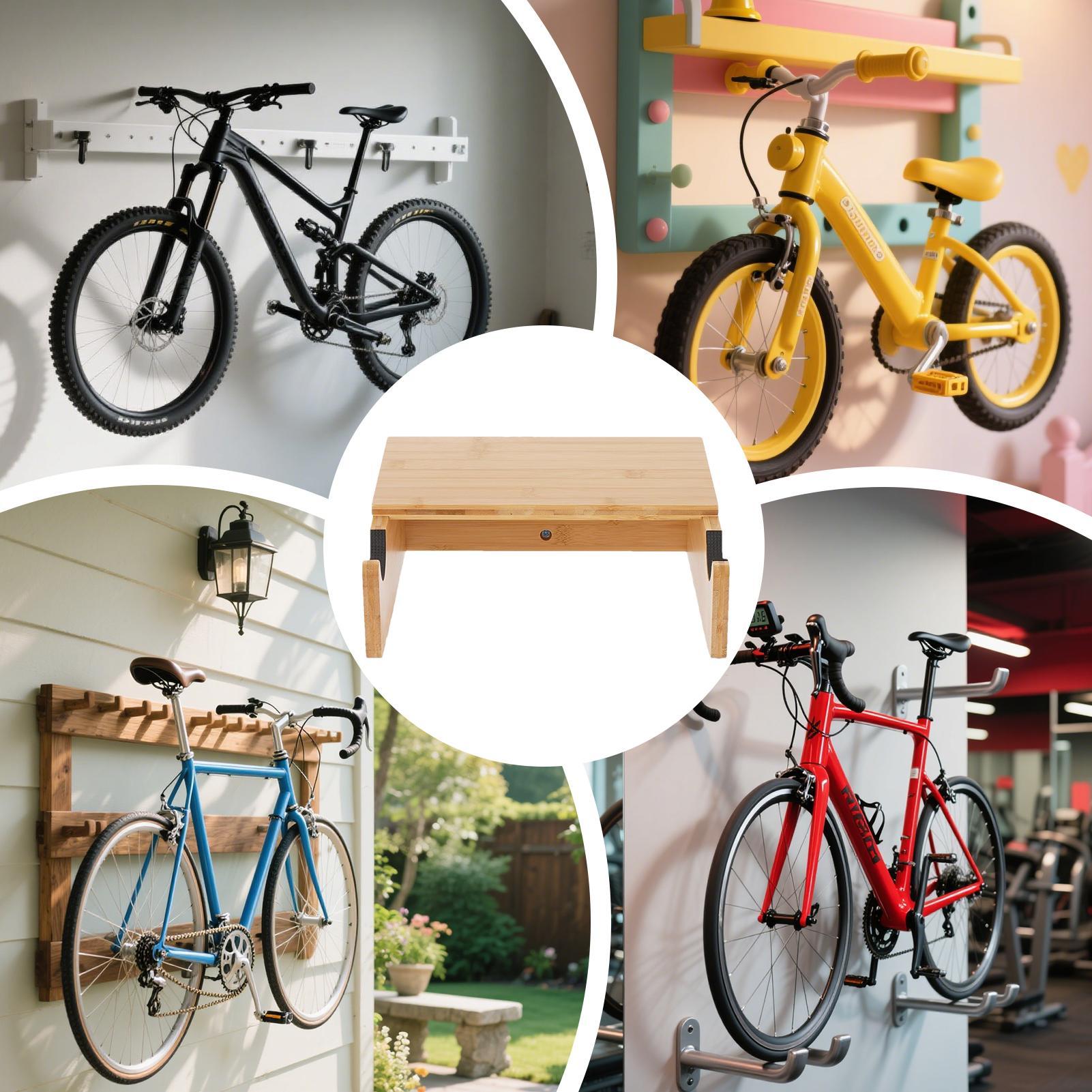Cycling Rack Wall Mount Wooden - Cycling Gear Organizer Wall recension och pris