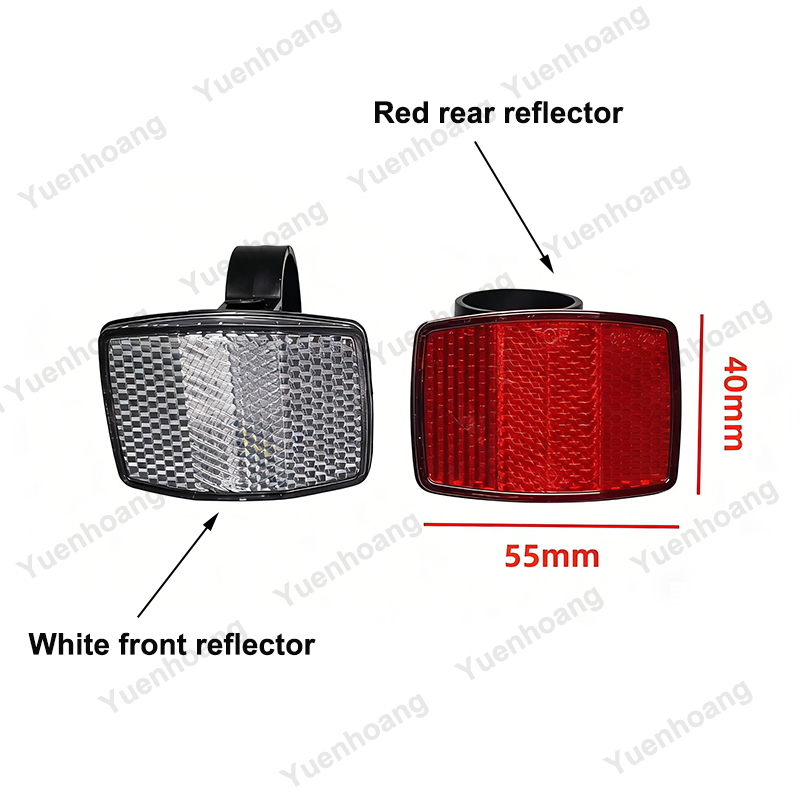 3PCS Bike Front/Rear Reflector - Cycling Low Gear recension och pris